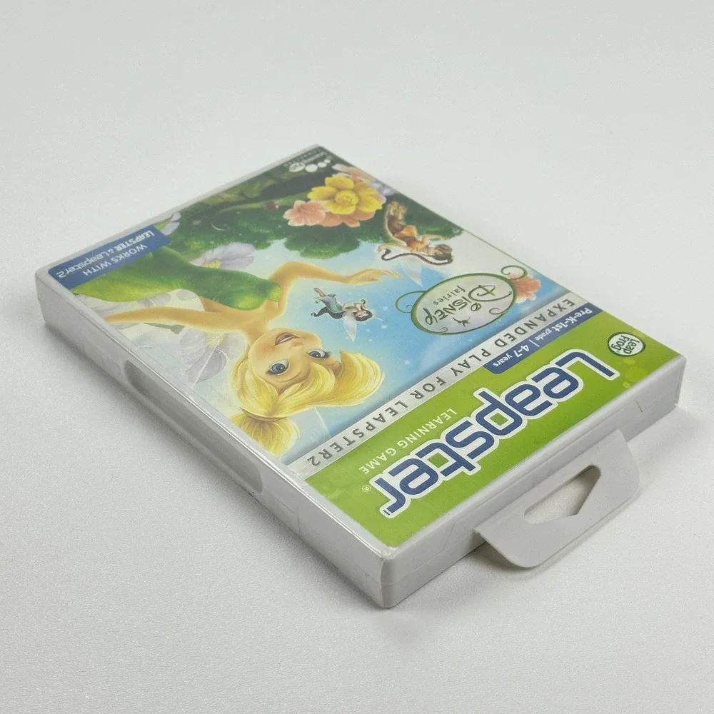 LeapFrog Leapster Learning Game Disney Fairies Tinker Bell‎ Math Ages 4-7 NEW